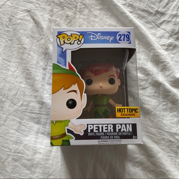 Funko pop Peter Pan Hot Topic Exclusive - Picture 1 of 1